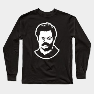 Ron Swanson Long Sleeve T-Shirt